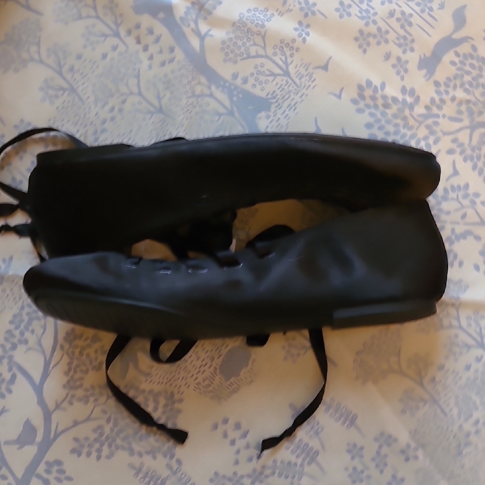 Zara Black Ribbon Flats - Picture 8 of 9